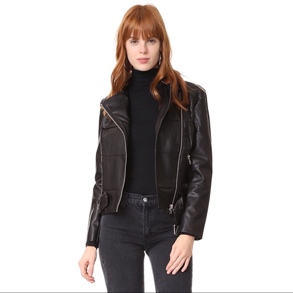 [bb dakota] • [maria leather jacket] - Picture 1 of 6